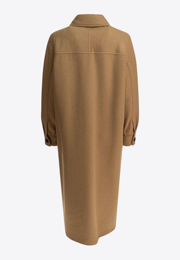 Max Mara Aldo Single-Breasted Wool Long Coat 2511011133600ALDO1234007_78645