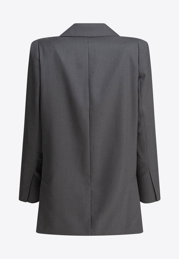Max Mara Ebridi Single-Breasted Wool Blazer 2511041253600EBRIDI015_78581