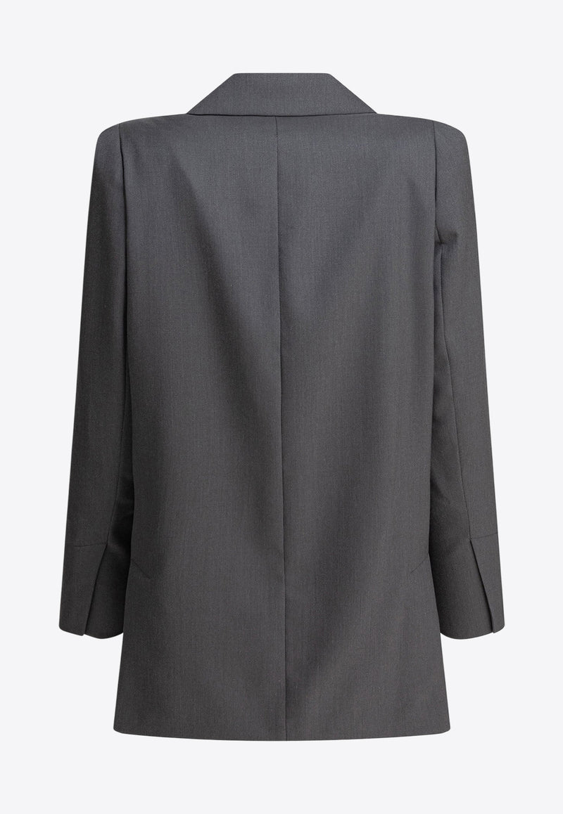Max Mara Ebridi Single-Breasted Wool Blazer 2511041253600EBRIDI015_78581