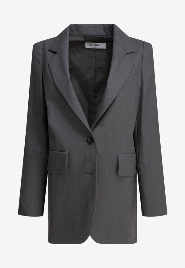 Max Mara Ebridi Single-Breasted Wool Blazer 2511041253600EBRIDI015_78581
