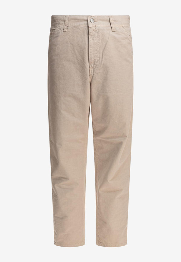 Carhartt Wip Single-Knee Straight Pants Beige I0314992LP.GD.32_78687