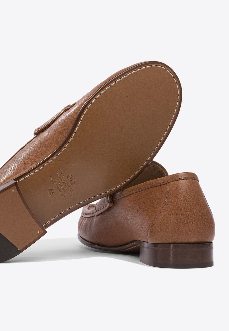 Valentino VLogo Leather Loafers 6Y2S0J68MILN58_78718