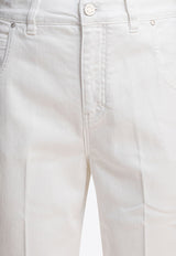Inès de La Fressange Straight-Leg Washed Jeans INTIDF29821P100_78737