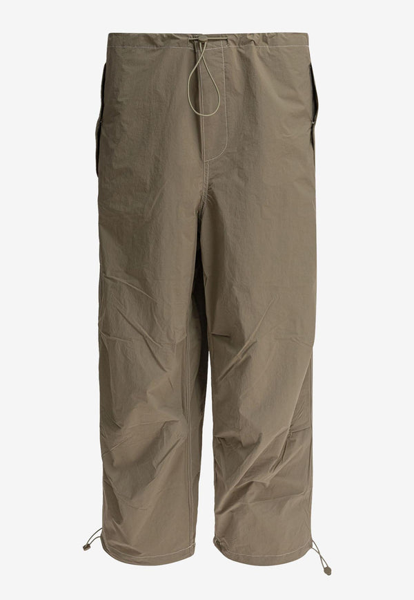 Autry Wide-Leg Cargo Pants Green PAPXB1NC_78764