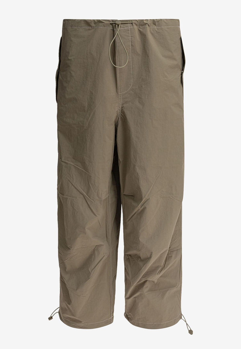 Autry Wide-Leg Cargo Pants Green PAPXB1NC_78764
