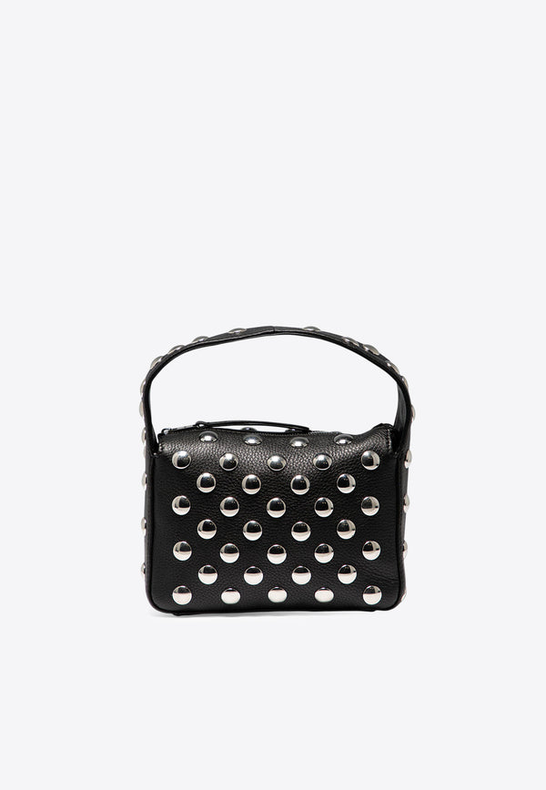 Khaite Mini Elene Studded Leather Handbag
 Black H2032-895200_78893