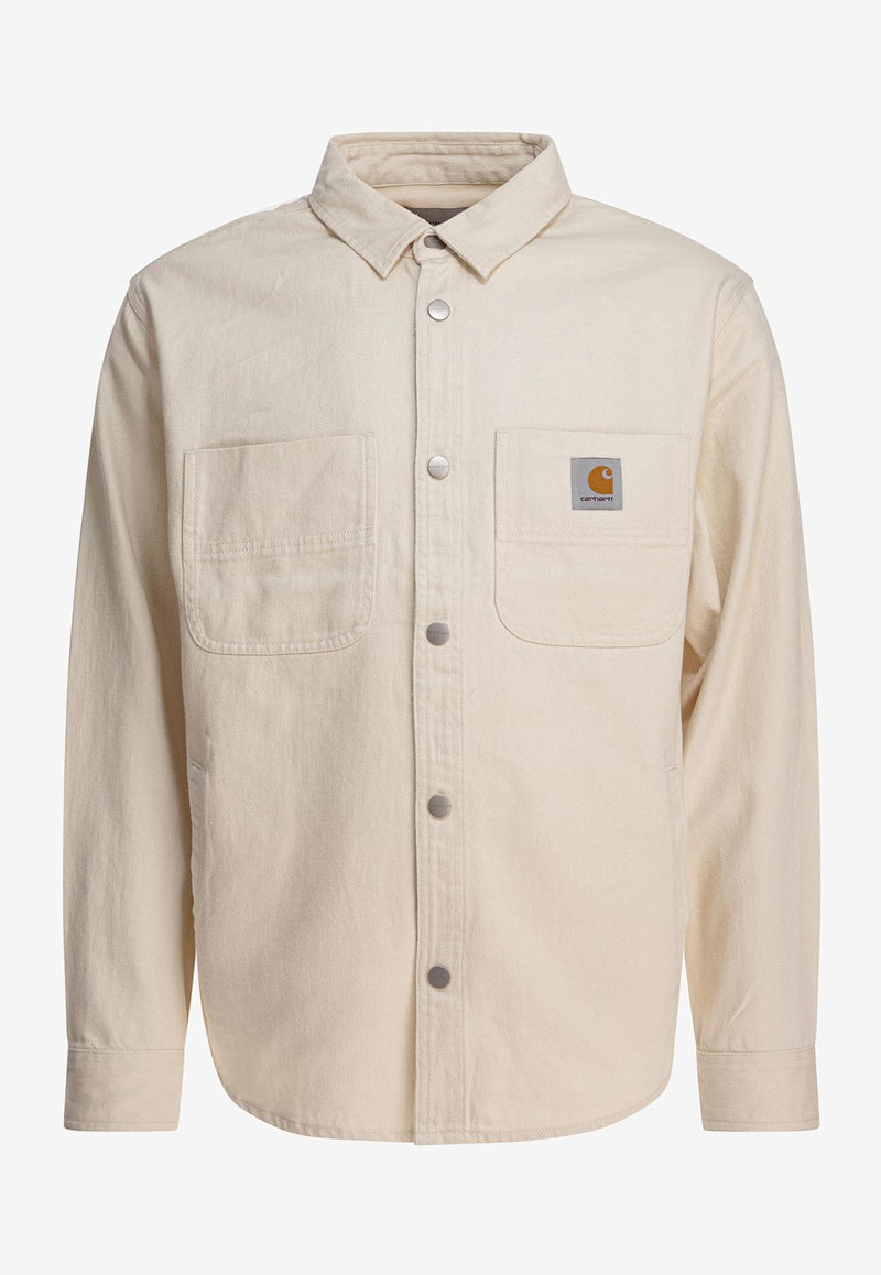 Carhartt Wip Crawford Logo Shirt Cream I03452405.XX_78929