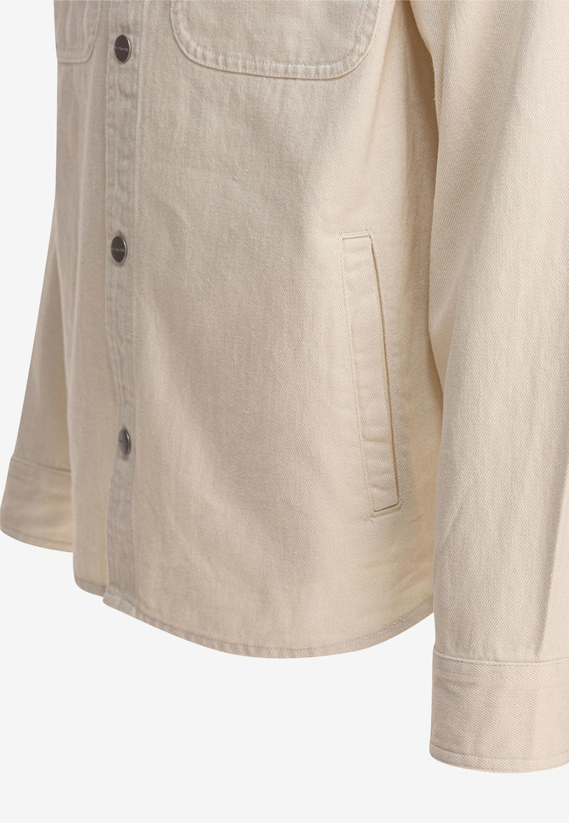 Carhartt Wip Crawford Logo Shirt Cream I03452405.XX_78929