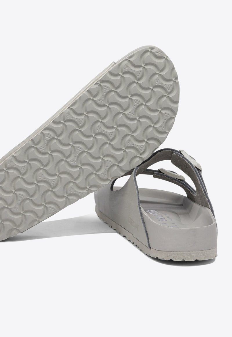 Birkenstock Arizona Exquisite Natural Leather Sandals Gray 1026807UMINERAL GRAY_78935