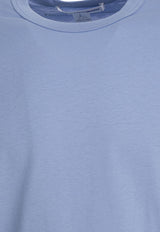 Comme Des Garçons Shirt Essential Short-Sleeved T-shirt Light Blue FO-T024-S251 BLUE_78932