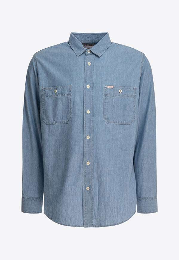 Chambray Long-Sleeved Shirt