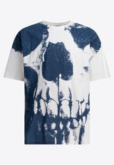 Alexander McQueen Skull Print Crewneck T-shirt White 815067QTAC50978_79031
