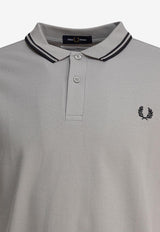 Comme Des Garçons Shirt Freedom is Energy Print Polo T-shirt Gray FO-T502-S252 LIMESTONE_79035