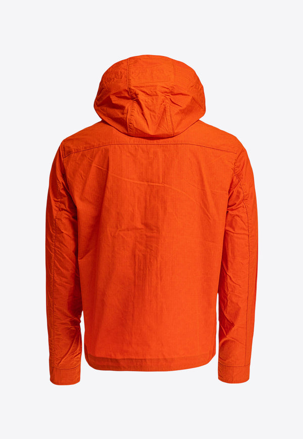 Manifattura Ceccarelli Zip-Up Windbreaker Jacket Orange 6038-CPORANGE_79147
