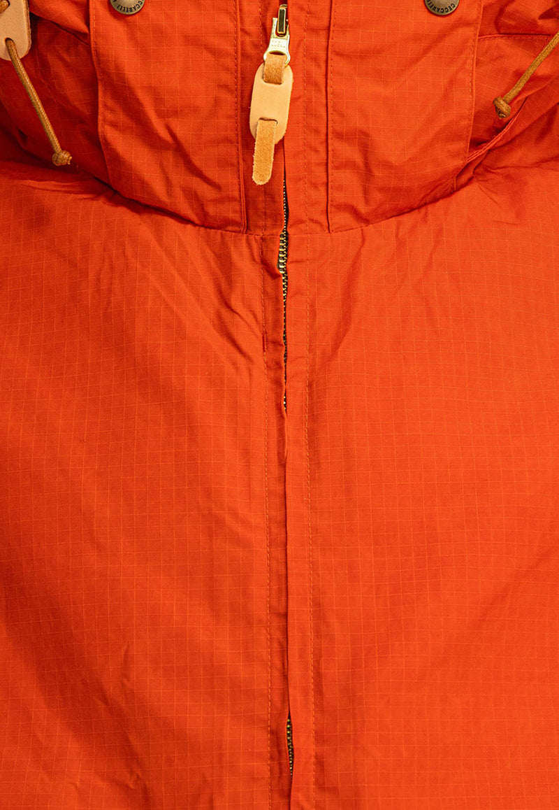 Manifattura Ceccarelli Zip-Up Windbreaker Jacket Orange 6038-CPORANGE_79147