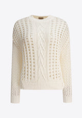Rakkì Crewneck Knit Sweater SUMMER BREATHLESSBIANCO LATTE_79160