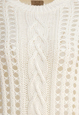 Rakkì Crewneck Knit Sweater SUMMER BREATHLESSBIANCO LATTE_79160