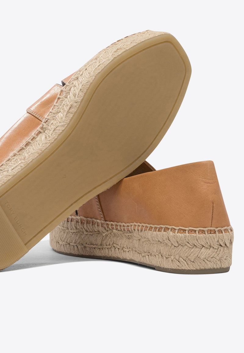 Tory Burch Cut-Out Logo Leather Espadrilles 168325258_79163