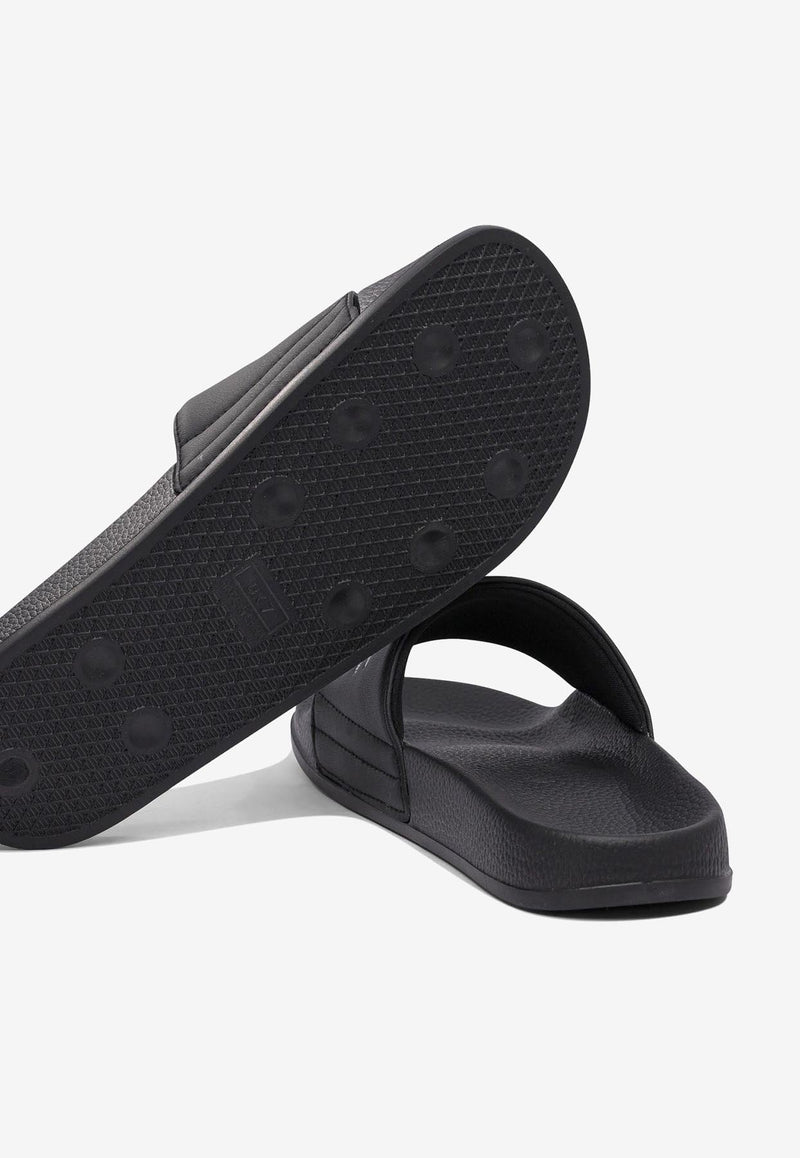 Carhartt Wip Logo Debossed Rubber Slides Black I0346150D2.XX.4U_79277_TH