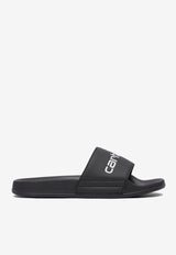 Carhartt Wip Logo Debossed Rubber Slides Black I0346150D2.XX.4U_79277_TH