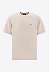 Stüssy Lazy Logo T-shirt Beige 11402831207 BONE_79346