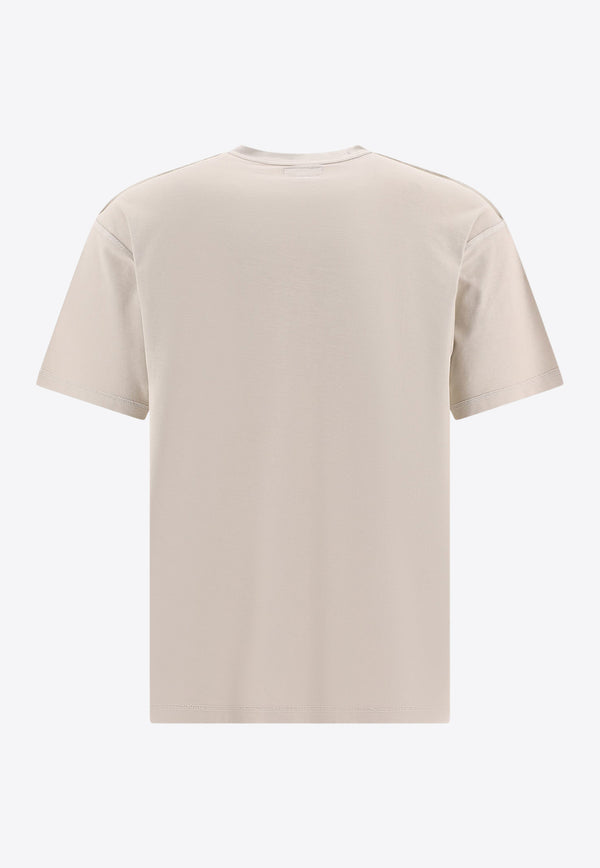 Stüssy Lazy Logo T-shirt Beige 11402831207 BONE_79346