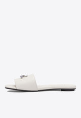 Alexander McQueen T-Bar Leather Slides 817471WIACT9081_79434