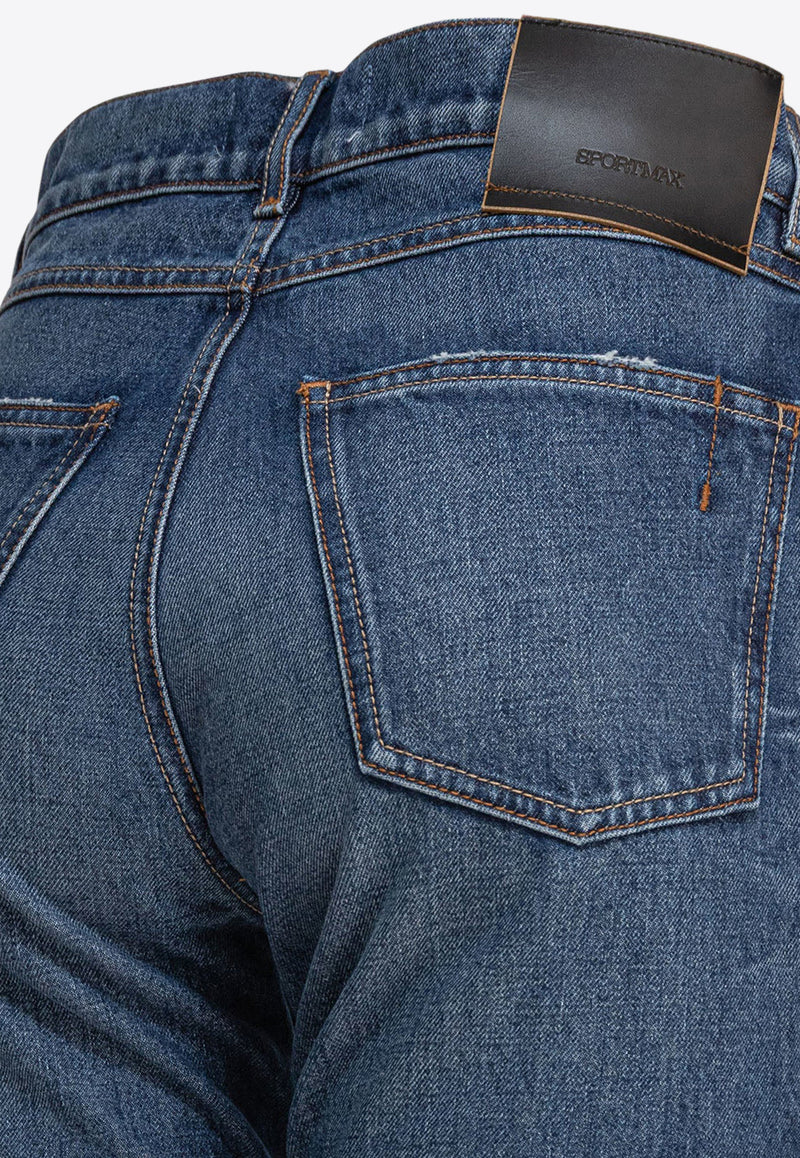 Sportmax Alcali Straight Jeans 2512181032600ALCALI005_79432 Blue