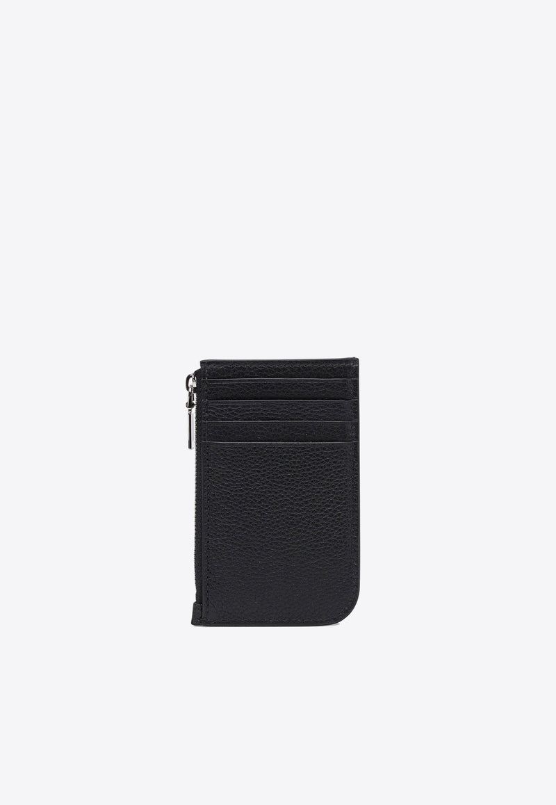 Alexander McQueen Studded Logo Lettering Leather Cardholder 813546AXZ111000_79459