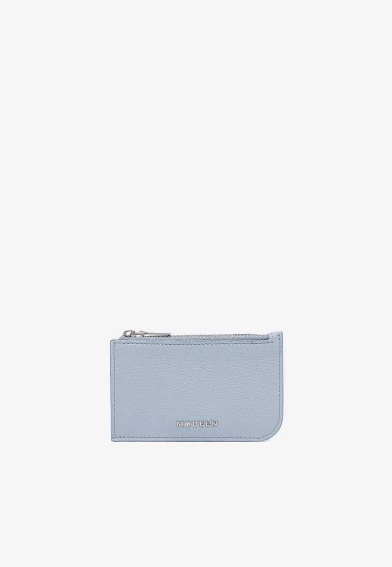 Alexander McQueen Logo-Plaque Leather Cardholder 8135461VDCC4900_79461