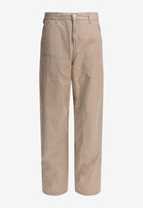 Carhartt Wip Double Knee Straight Pants Beige I034795G1.02.32_79498