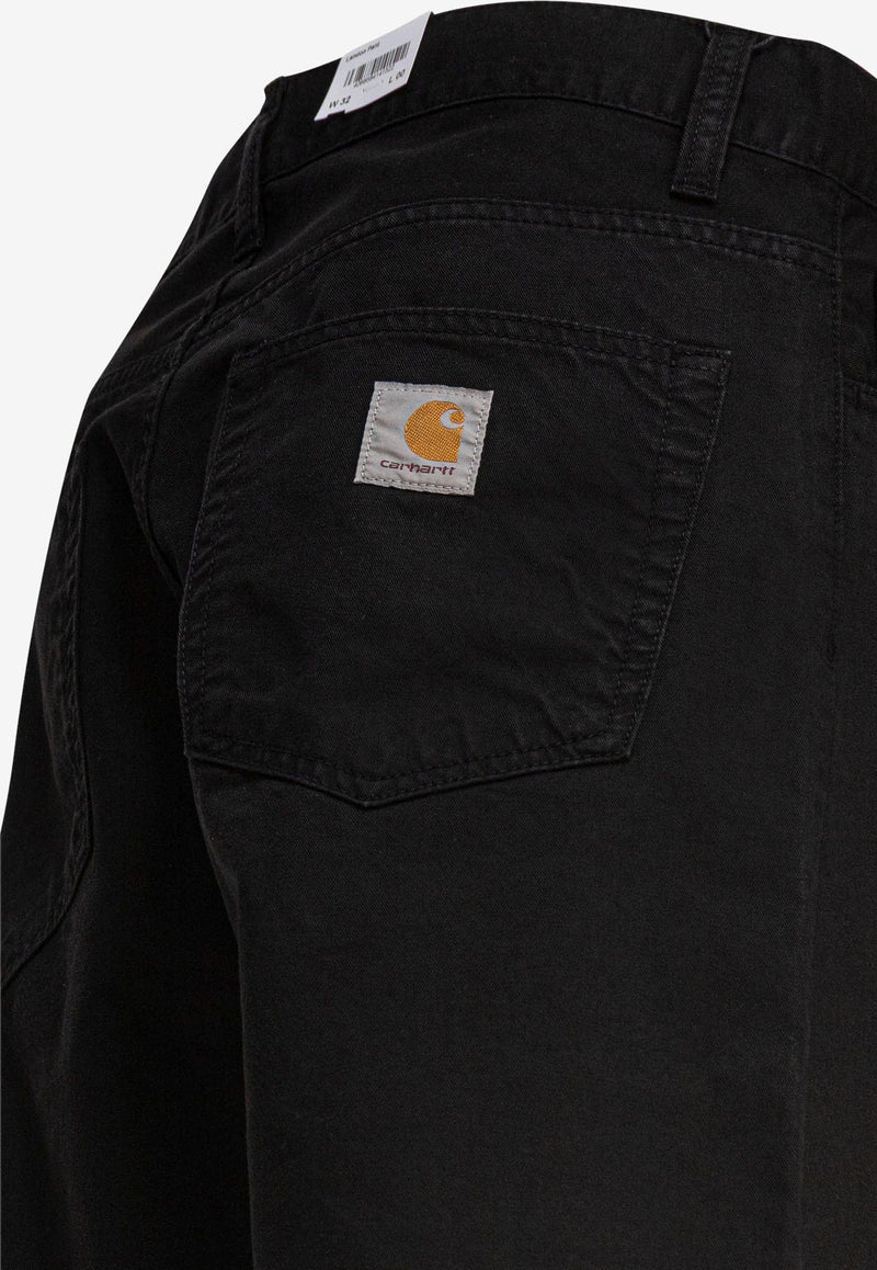 Carhartt Wip Landon Straight Jeans Black I03480689.GD_79501