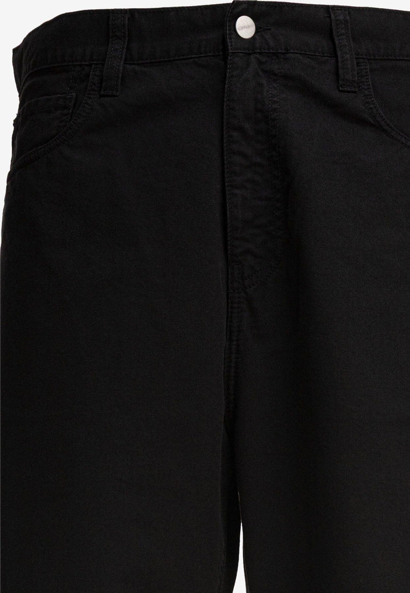 Carhartt Wip Landon Straight Jeans Black I03480689.GD_79501