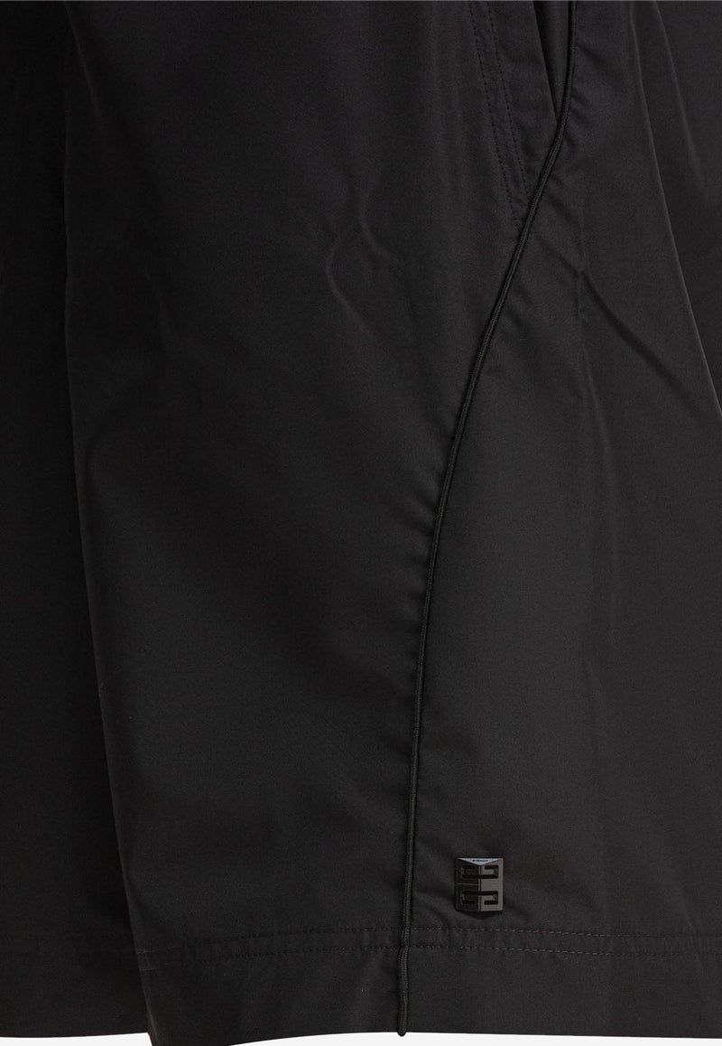 Givenchy 4G Logo Swim Shorts Black BM51LN15L8001_79497