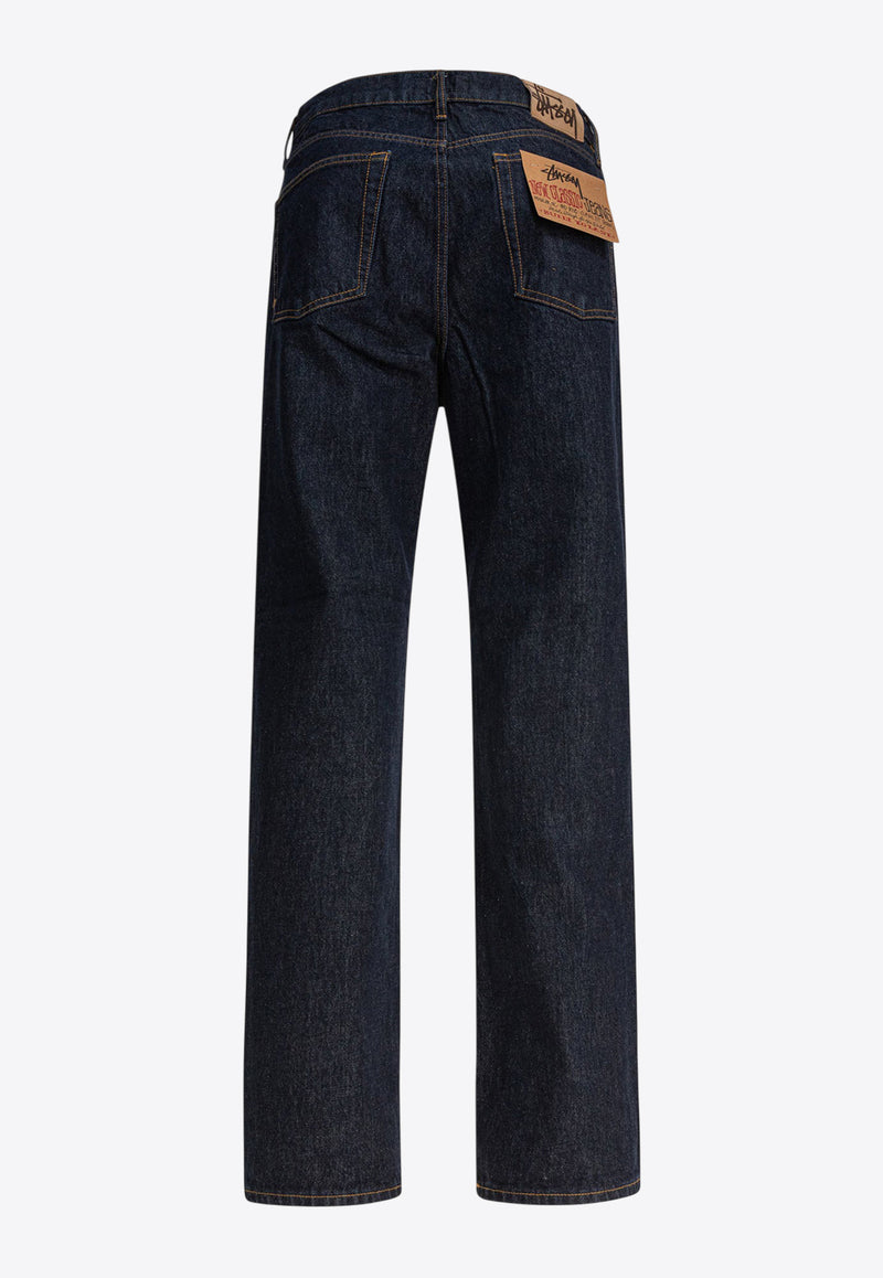Stüssy Classic Straight-Leg Jeans Blue 1166720737 RINSED INDIGO_79504
