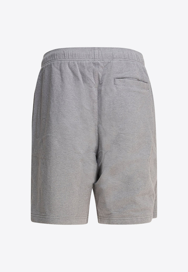 Stüssy Logo Print Track Shorts  Gray 1123280009 GREY HEATHER_79514