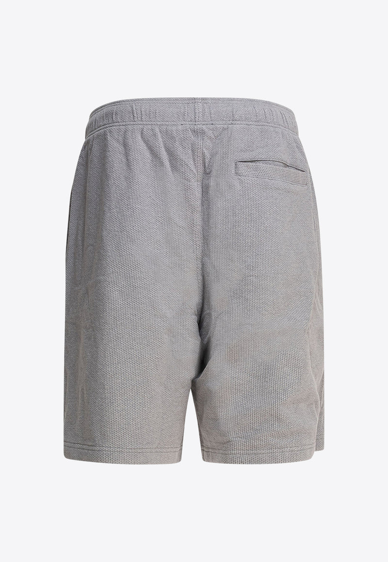 Stüssy Logo Print Track Shorts  Gray 1123280009 GREY HEATHER_79514