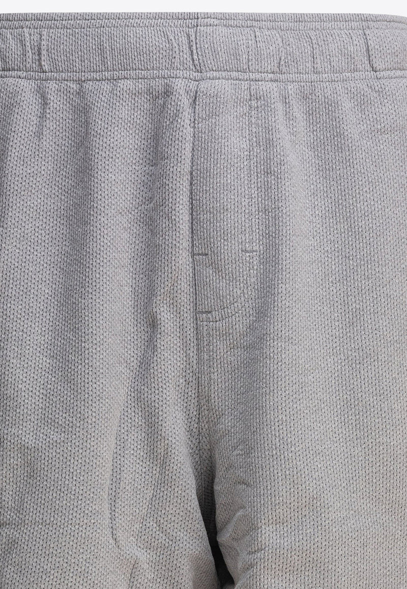 Stüssy Logo Print Track Shorts  Gray 1123280009 GREY HEATHER_79514