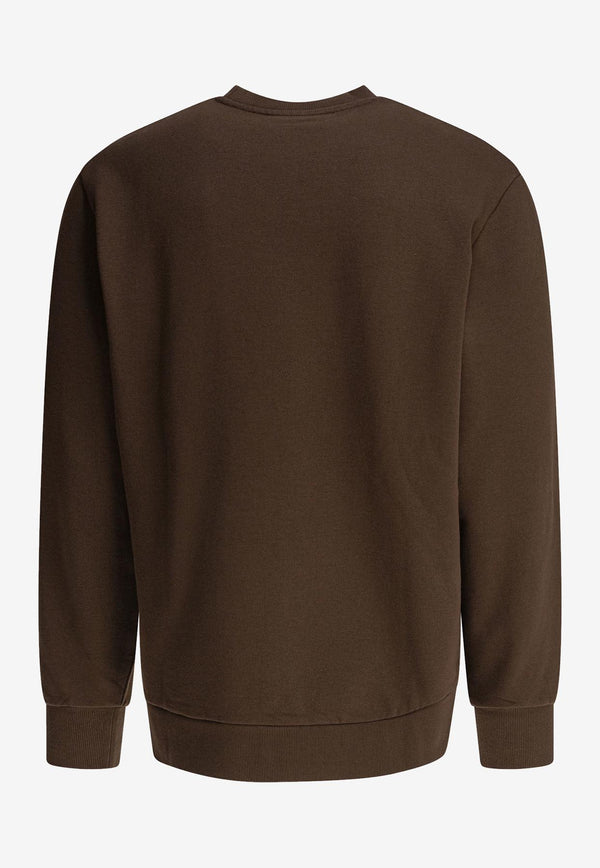 Carhartt Wip Script Embroidered Sweatshirt Brown I0344962QG.XX_79517