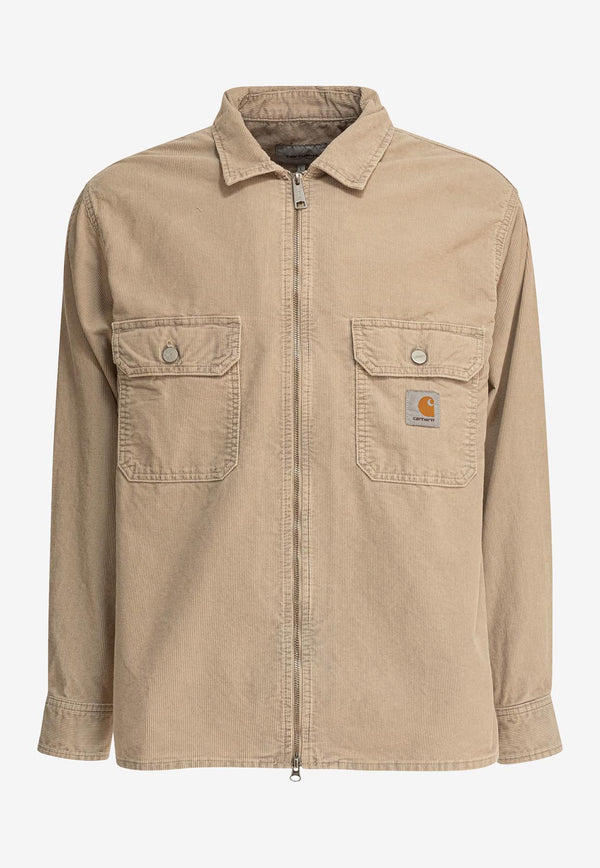 Carhartt Wip Reynold Zip-Up Jacket Beige I0348782OR.0F_79525
