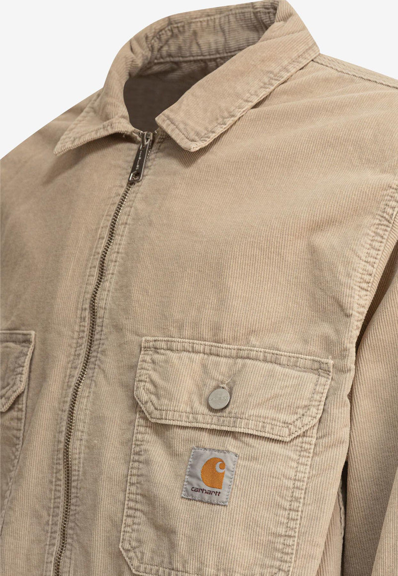 Carhartt Wip Reynold Zip-Up Jacket Beige I0348782OR.0F_79525