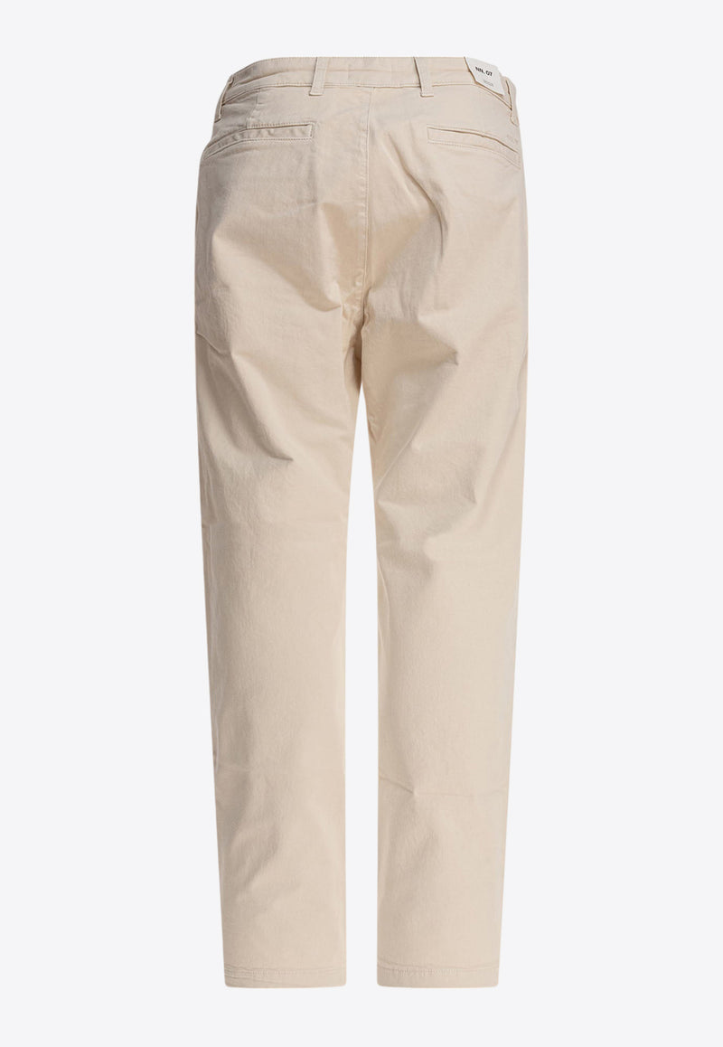 NN.07 Logo-Embroidered Straight-Leg Pants 2521923160ADEN 1923IVORY_79549