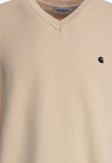 Carhartt Wip Madison V-neck Sweater Vest Beige I0330362NQ.XX_79554