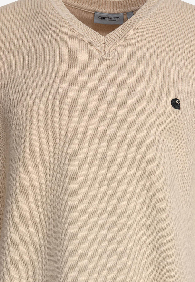 Carhartt Wip Madison V-neck Sweater Vest Beige I0330362NQ.XX_79554