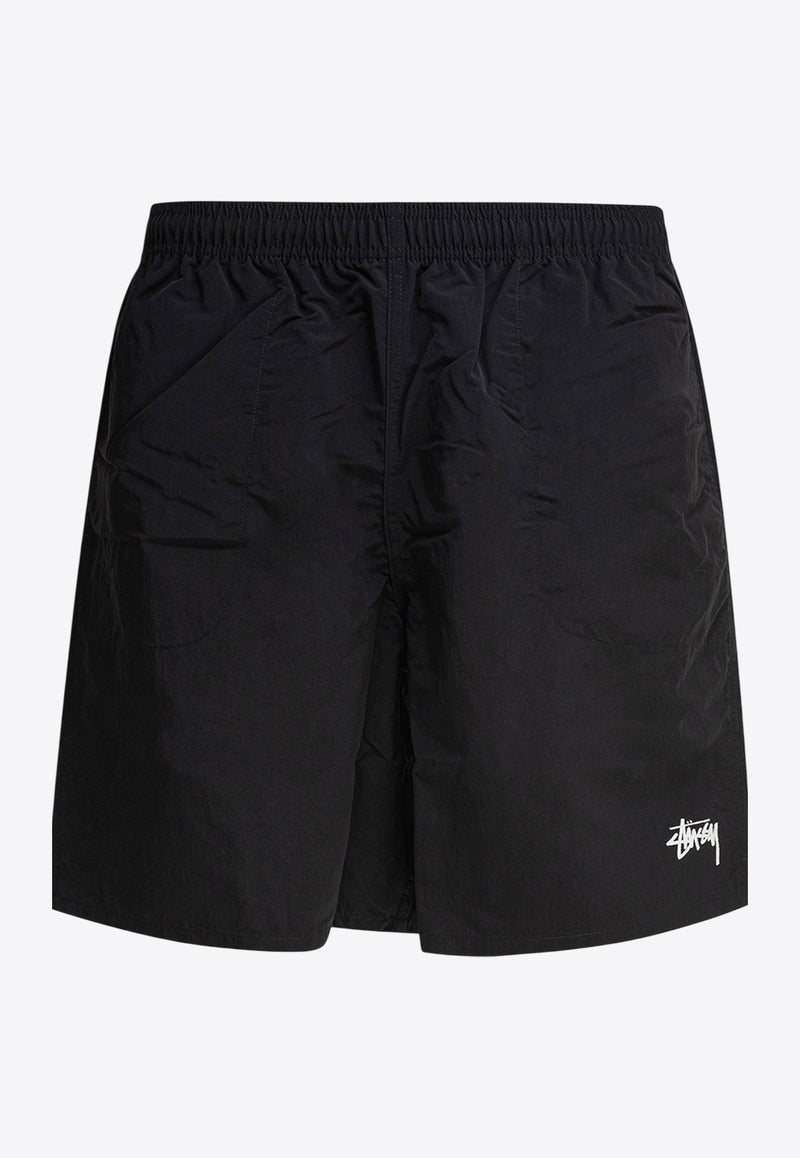 Stüssy Water Stock Swim Shorts Black 113155N0001 BLACK_79560