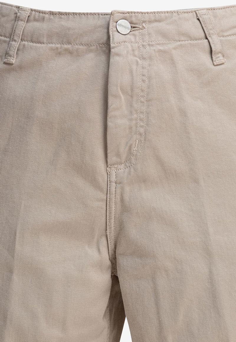 Carhartt Wip Logo Patch Cargo Shorts Beige I0315172LP.GD_79572