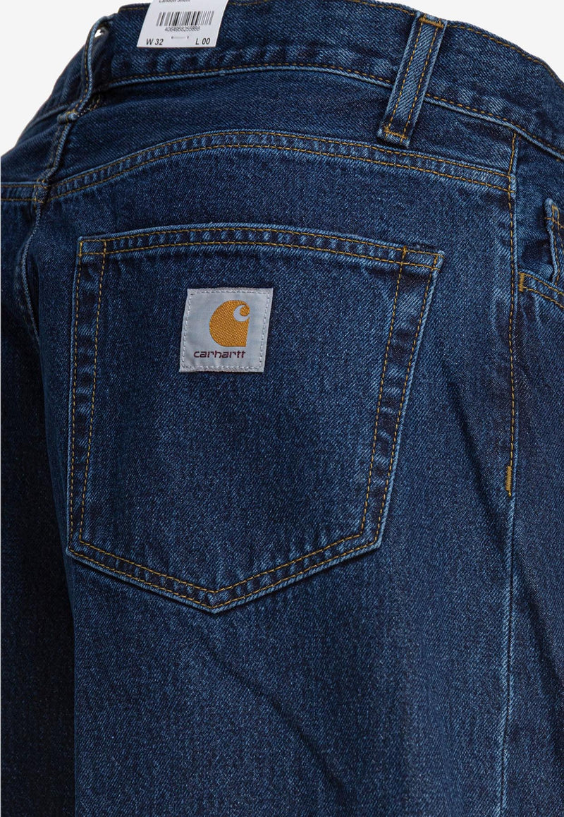 Carhartt Wip Landon Bermuda Denim Shorts Blue I03046901.06_79574