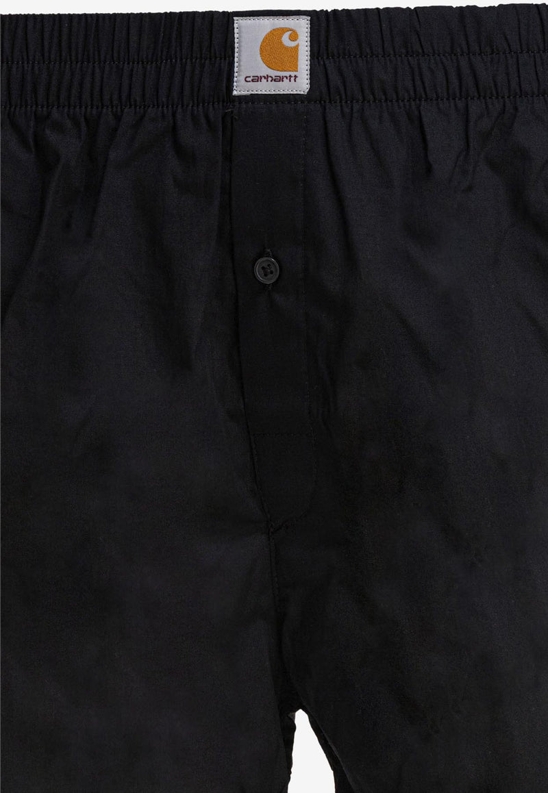 Carhartt Wip Logo Patch Boxers Black I03235589.XX_79579
