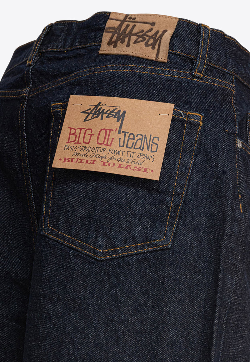 Stüssy Big Ol' Denim Shorts Blue 112296T0737 RISED INDIGO_79592