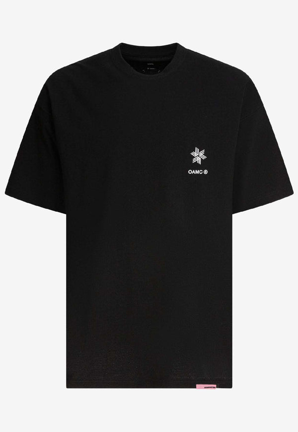 Goldwin OAMC Printed T-shirt Black GL65707MCBLACK_79593